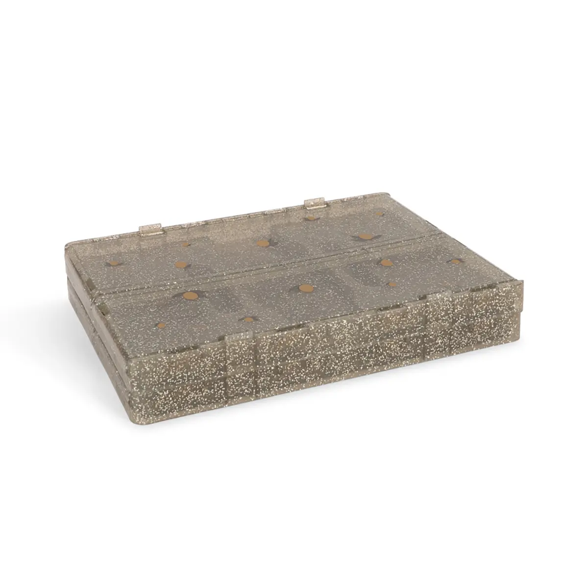 Konges Sløjd Glitzer Storage Box 2er-Set „Sparkling Blue“, Aufbewahrungsbox