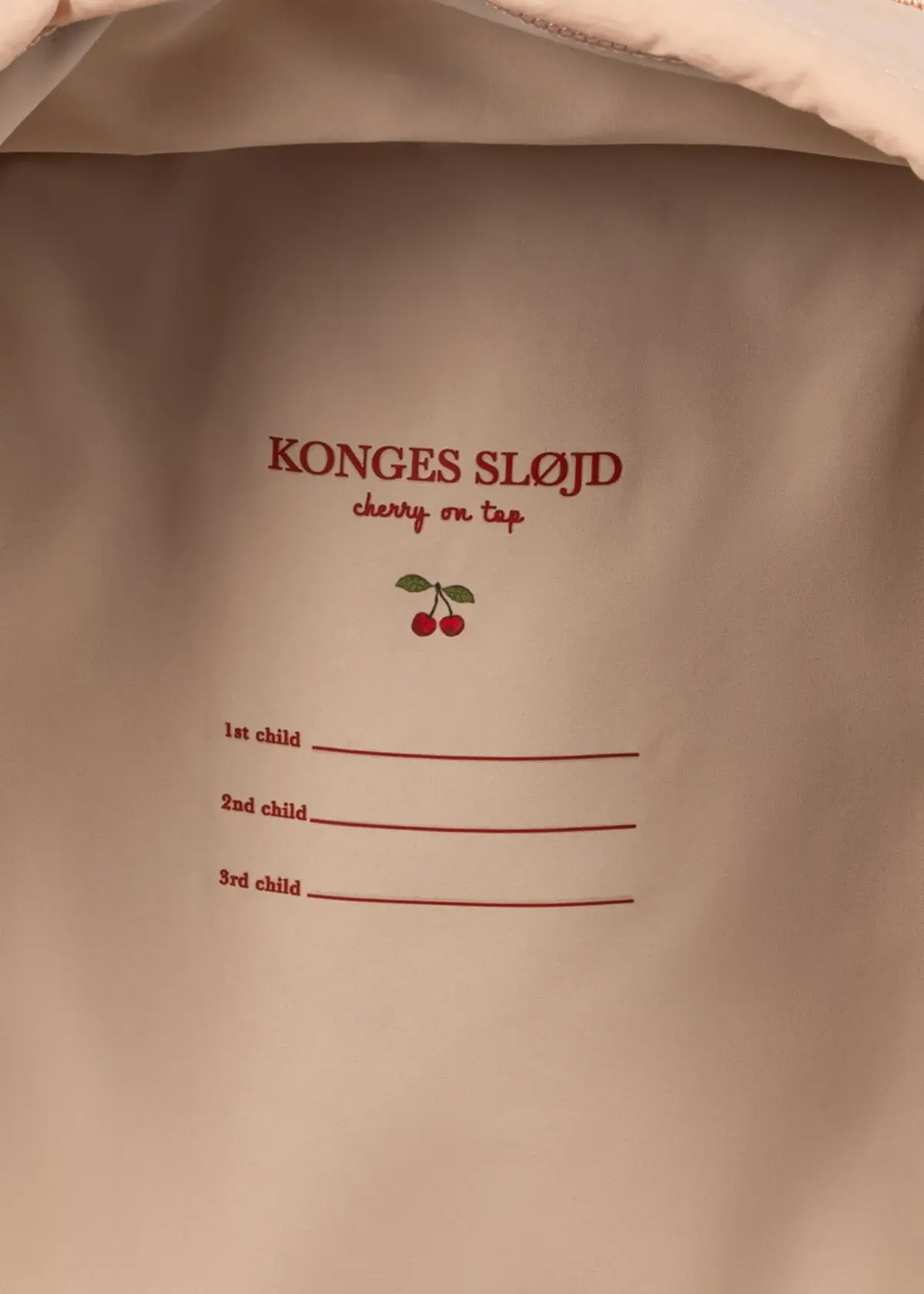 Konges Sløjd Kinderrucksack Juno „Pailletten / Cameo Rose“