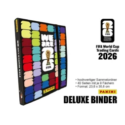 Panini FIFA WM 2026 Trading Cards – Deluxe Binder – für 720 Karten