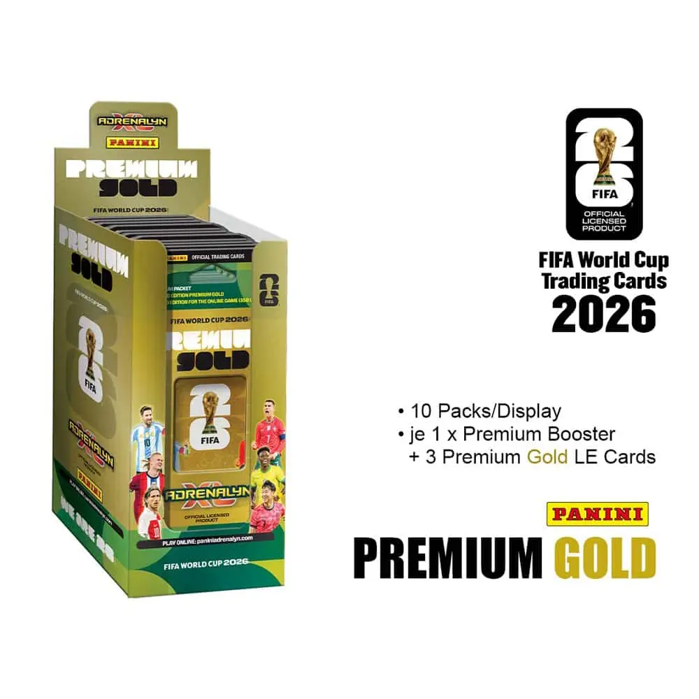 Panini FIFA WM 2026 Trading Cards – 10 x Premium GOLD Booster – Bild 2