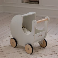 Sebra Puppenwagen weiß aus Holz