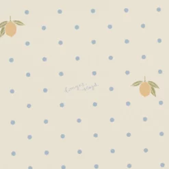 Konges Sløjd Bodenmatte „Lemon dot“, 100x75cm