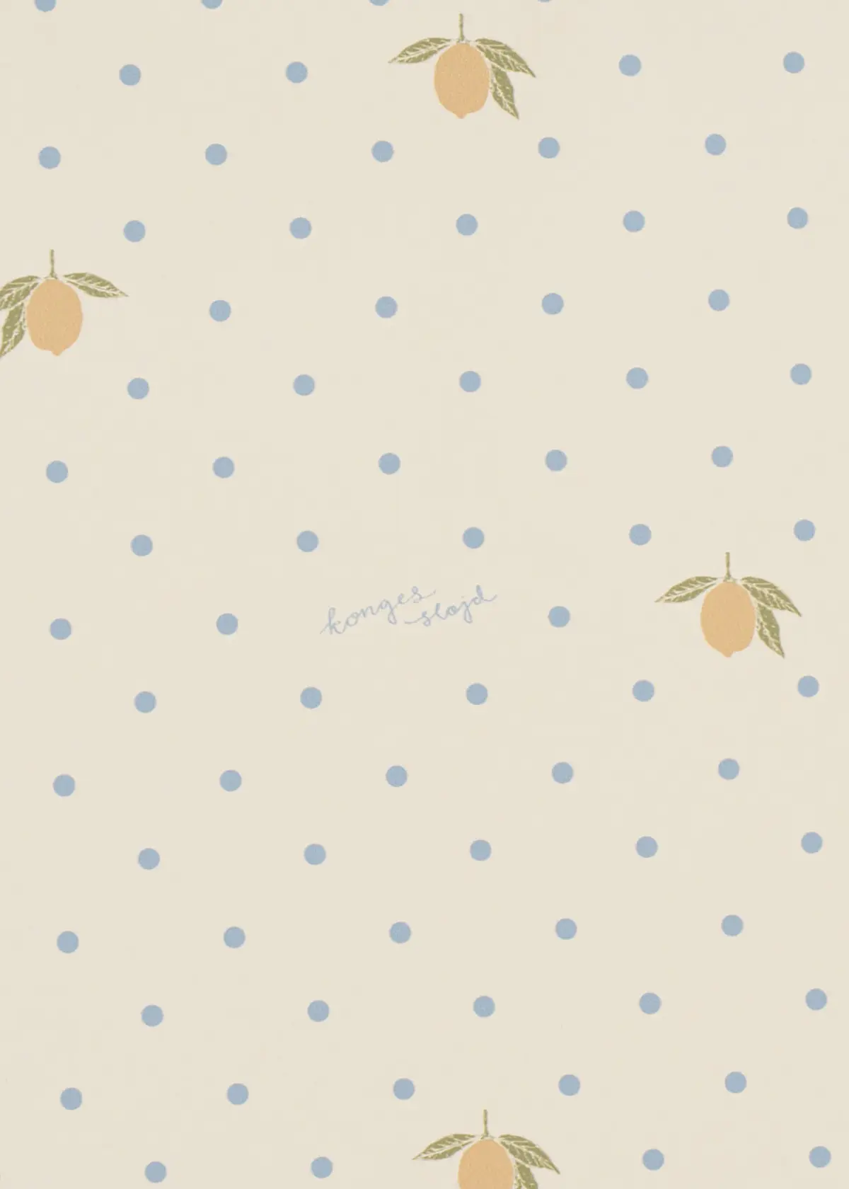 Konges Sløjd Bodenmatte „Lemon dot“, 100x75cm