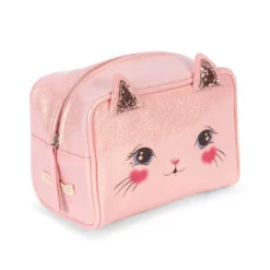 Konges Sløjd Katzentäschchen „Cerise glitter pink“