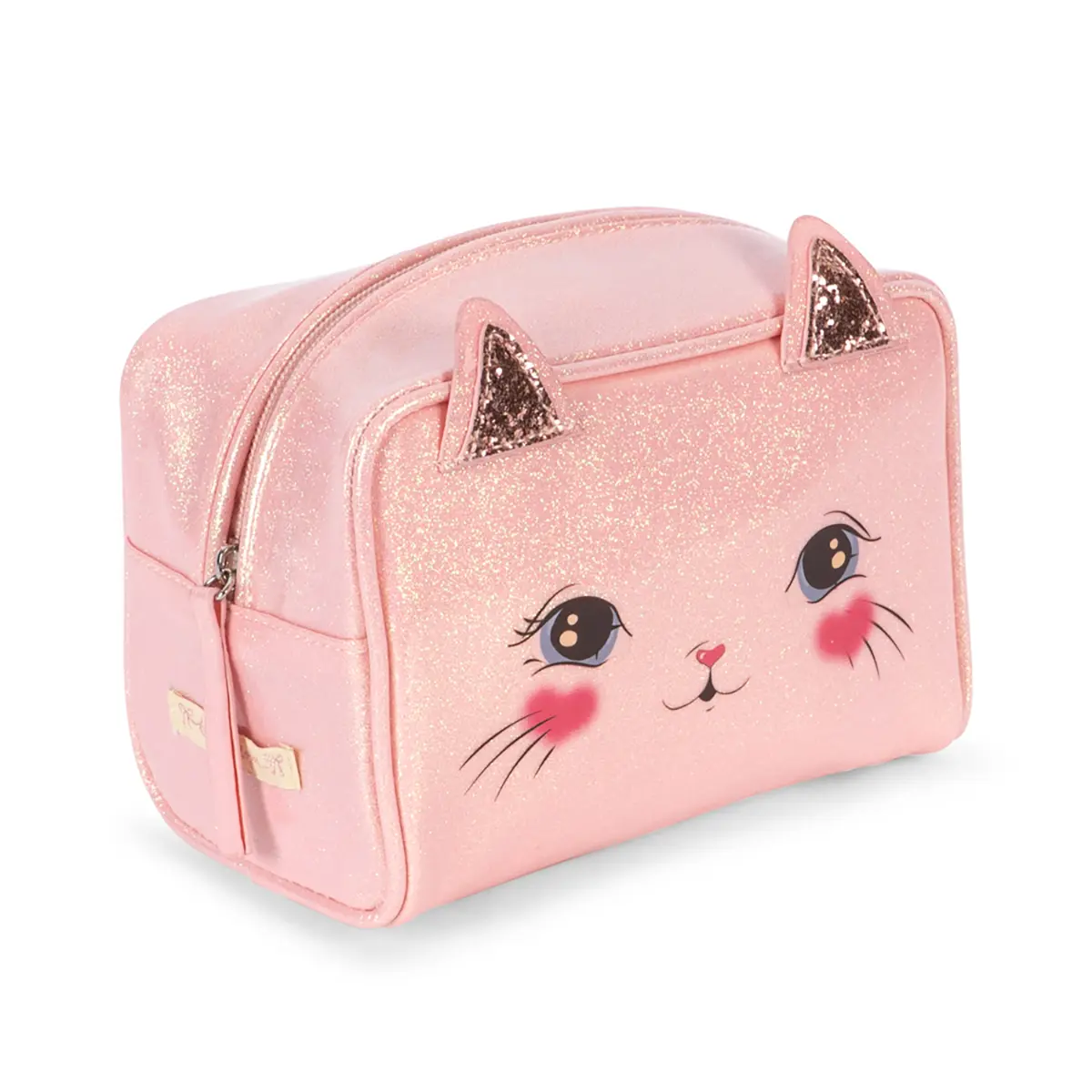 Konges Sløjd Katzentäschchen „Cerise glitter pink“
