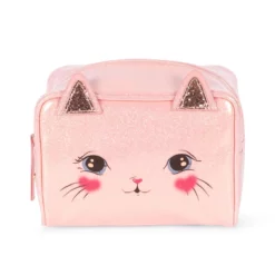 Konges Sløjd Katzentäschchen „Cerise glitter pink“