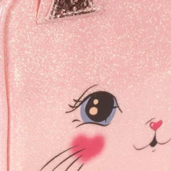 Konges Sløjd Katzentäschchen „Cerise glitter pink“