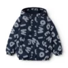 Liewood Daunenjacke Adelina Reflective Down „Letters / Classic navy“