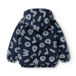 Liewood Daunenjacke Adelina Reflective Down „Letters / Classic navy“