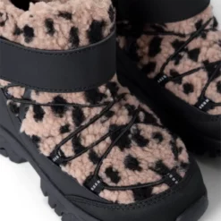 Liewood Fleece-Schneestiefel Aliza „Mega leo spot / Pale tuscany“