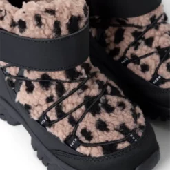 Liewood Fleece-Schneestiefel Aliza „Mega leo spot / Pale tuscany“