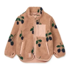 Liewood Nolan Sherpa Jacke für Kinder „Berry / Pale Tuscany“