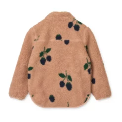 Liewood Nolan Sherpa Jacke für Kinder „Berry / Pale Tuscany“