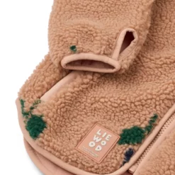 Liewood Nolan Sherpa Jacke für Kinder „Berry / Pale Tuscany“