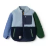 Liewood Nolan Sherpa Jacke für Kinder „Classic navy / Multi mix“