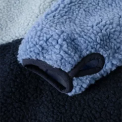 Liewood Nolan Sherpa Jacke für Kinder „Classic navy / Multi mix“