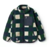 Liewood Nolan Sherpa Jacke für Kinder „Mega Check / Bright garden“