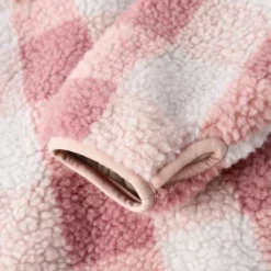 Liewood Nolan Sherpa Jacke für Kinder „Mega Check : Rose blush“