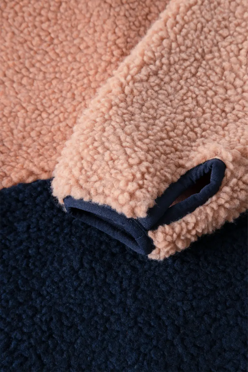 Liewood Nolan Sherpa Jacke für Kinder „Tuscany rose mix“
