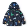 Liewood Polle Daunenjacke für Kinder „Dino roar / Classic navy“
