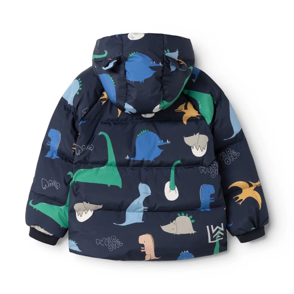 Liewood Polle Daunenjacke für Kinder „Dino roar / Classic navy“