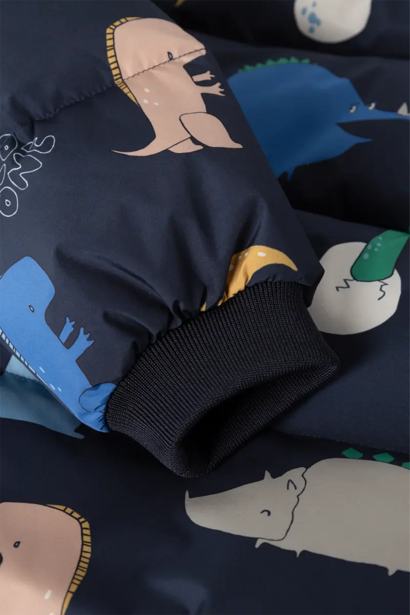 Liewood Polle Daunenjacke für Kinder „Dino roar / Classic navy“