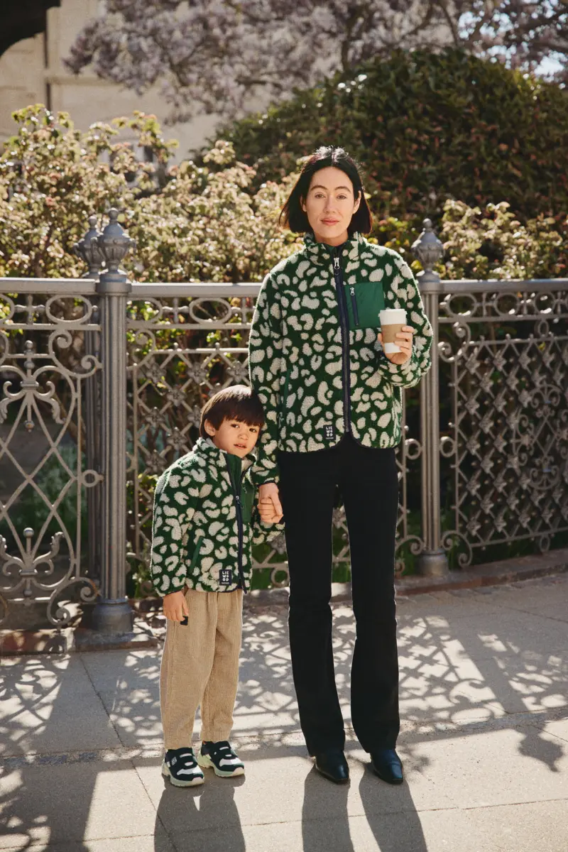 Liewood Sherpa Erwachsenen Jacke Nelson „Mega leo / Garden green“