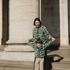 Liewood Sherpa Erwachsenen Jacke Nelson „Mega leo / Garden green“