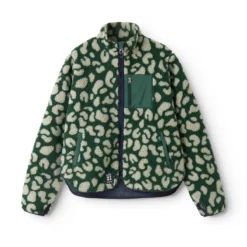 Liewood Sherpa Erwachsenen Jacke Nelson „Mega leo / Garden green“