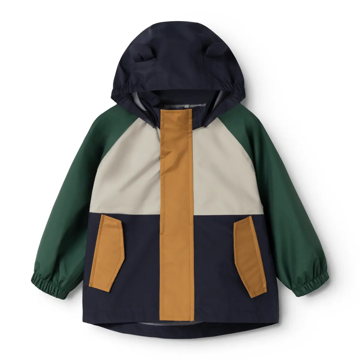 Liewood Softshell Regenbekleidungs-Set Manu „Garden green multi mix“