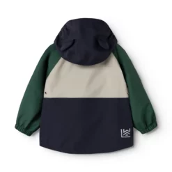Liewood Softshell Regenbekleidungs-Set Manu „Garden green multi mix“