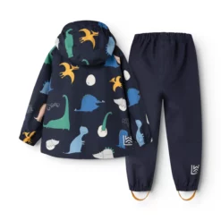 Liewood Softshell Regenbekleidungs-Set Pedia „Dino roar / Classic navy“