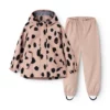 Liewood Softshell Regenbekleidungs-Set Pedia „Mega leo spot / Pale tuscany“