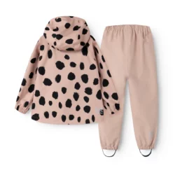 Liewood Softshell Regenbekleidungs-Set Pedia „Mega leo spot / Pale tuscany“