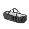 Sebra 3-in-1 Baby Nestchen „Grey melan“, Bio-Kapokfüllung, L72cm