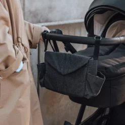Sebra On-the-go Mini Wickeltasche „dark grey melange“