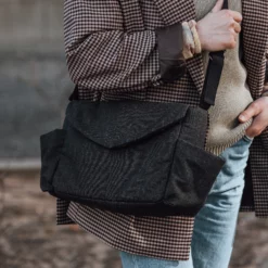 Sebra On-the-go Mini Wickeltasche „dark grey melange“