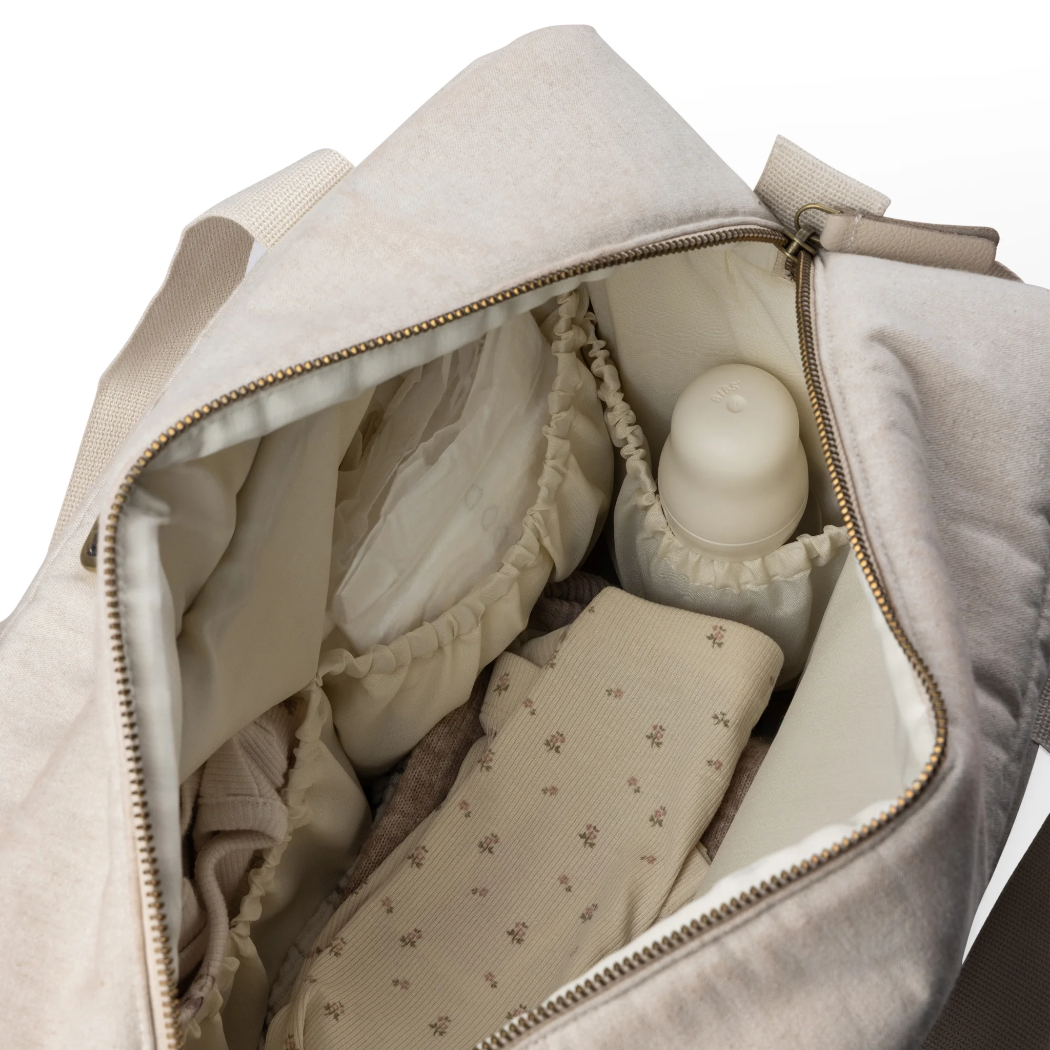 Sebra On-the-go Wickeltasche „morning beige melange“