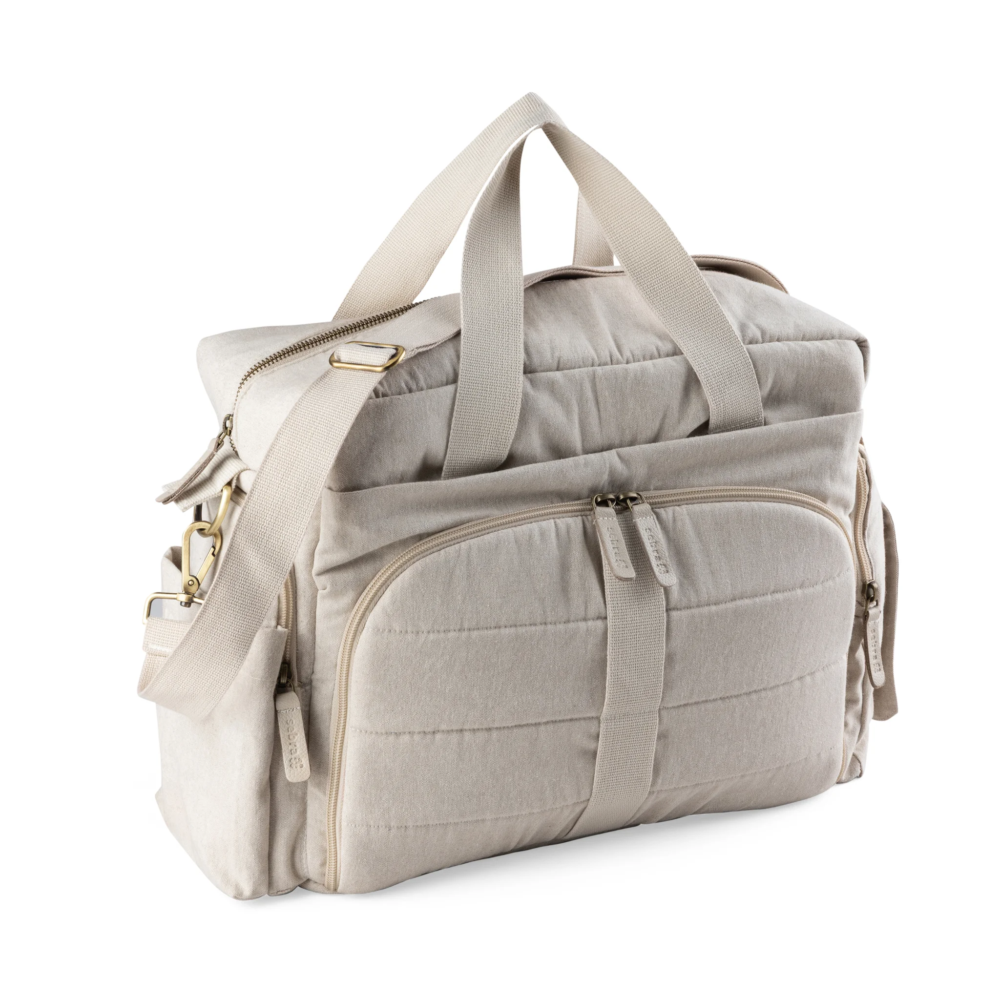 Sebra On-the-go Wickeltasche „morning beige melange“