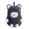 ASOBU Fuzzie Trinkbecher mit Plüschüberzug Katze „Mittens“, 360ml