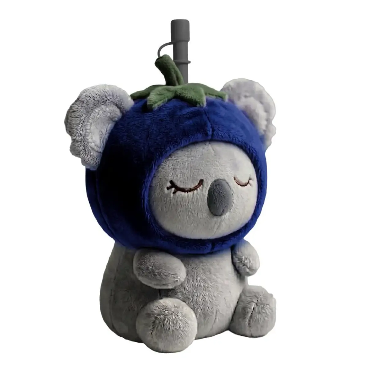 ASOBU Fuzzie Trinkbecher mit Plüschüberzug Koala „Blue“, 360ml