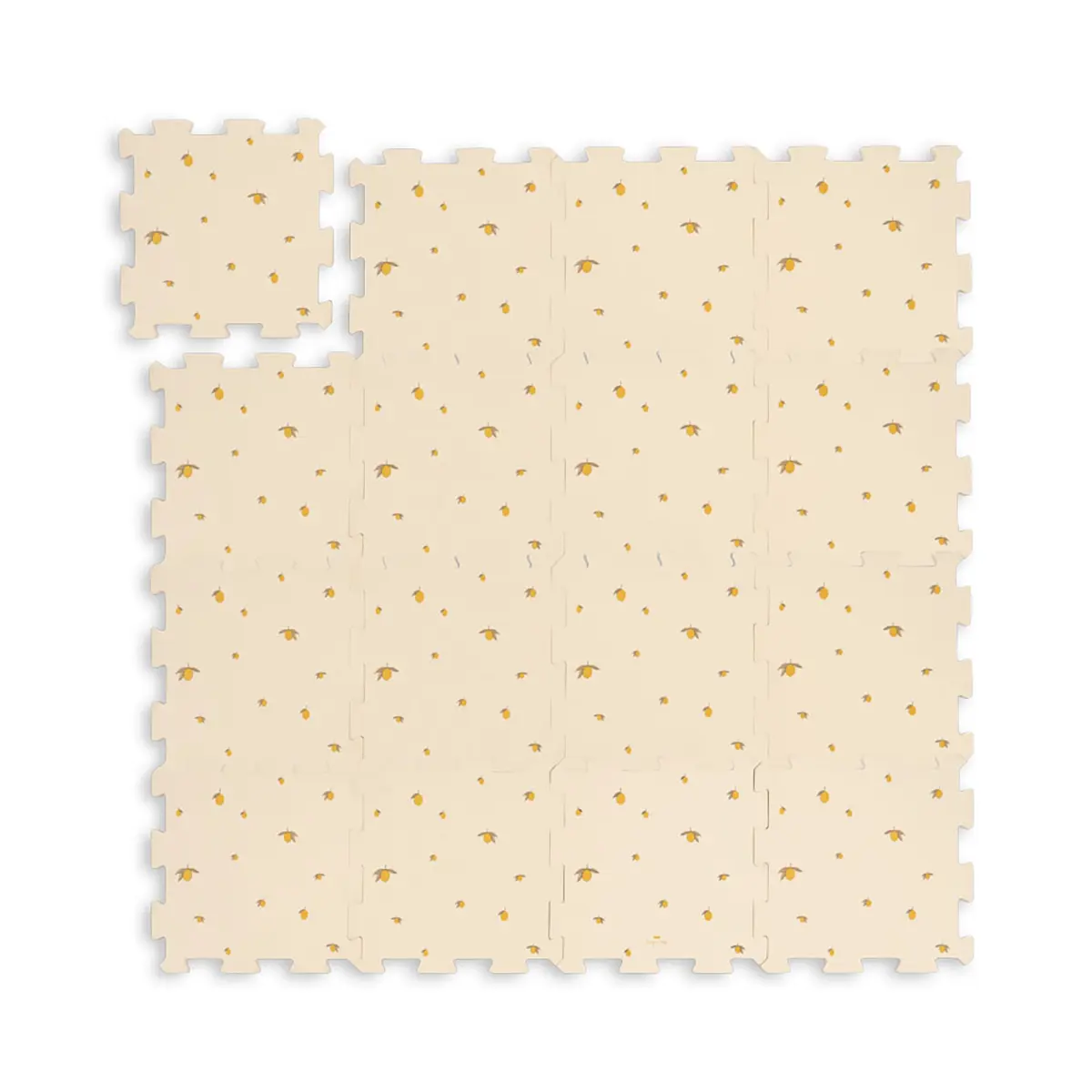 Konges Sløjd Bodenmatte „Lemon dot“, 115x115cm
