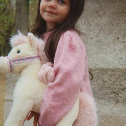 Konges Sløjd Kuscheltier Einhorn „Starlight“, off white