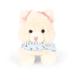 Konges Sløjd Kuscheltier Katze „Calore“ mit Korb, beige