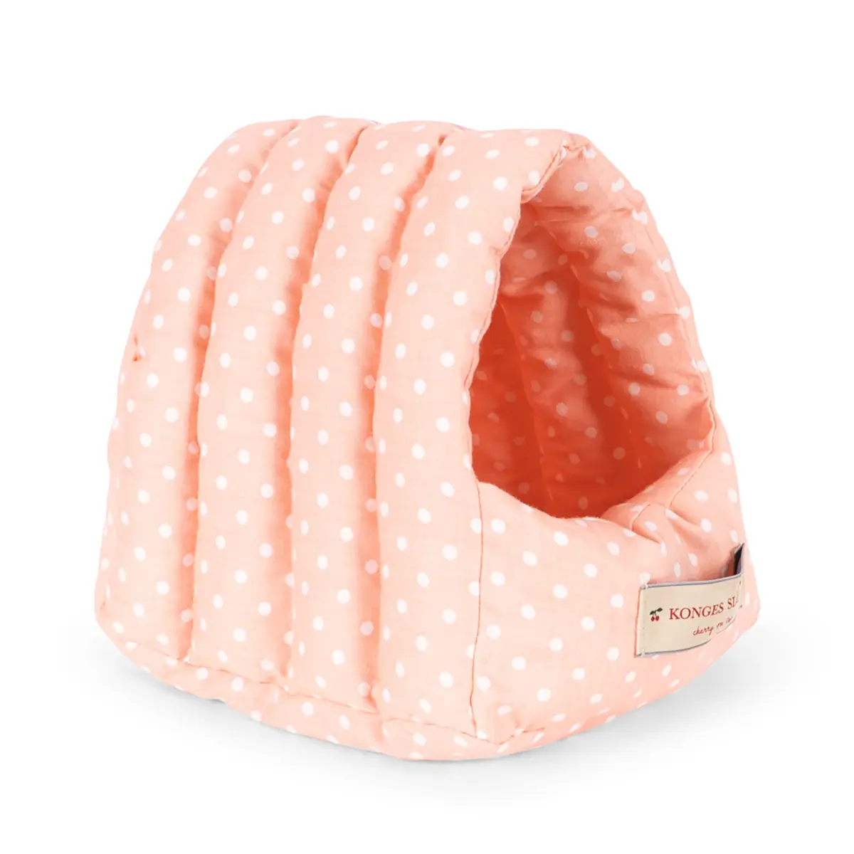 Konges Sløjd Kuscheltier Katze „Calore“ mit Korb, beige