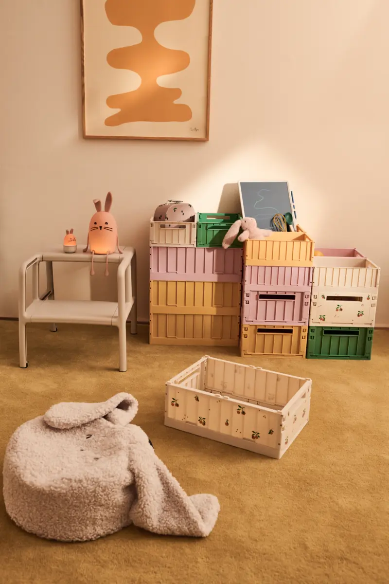 Liewood Aufbewahrungsbox Weston „Peach / Sea shell“, Größe M, 2er-Set