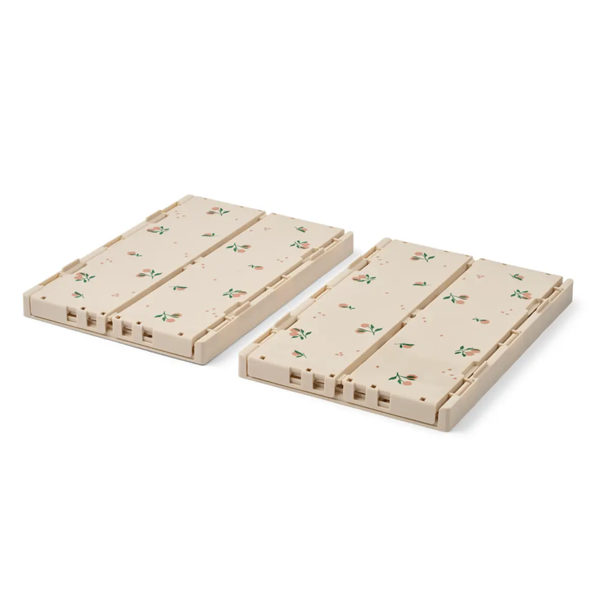 Liewood Aufbewahrungsbox Weston „Peach / Sea shell“, Größe M, 2er-Set