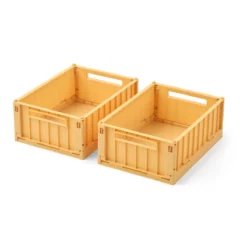 Liewood Aufbewahrungsbox Weston „Yuzu“, Größe S, 2er-Set