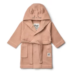 Liewood Minik Rabbit Fleece-Bademantel „Pale tuscany“