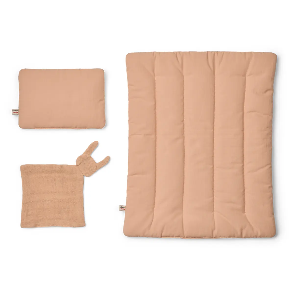 Liewood Puppenbettwäsche Joan „Peach / Sea shell“